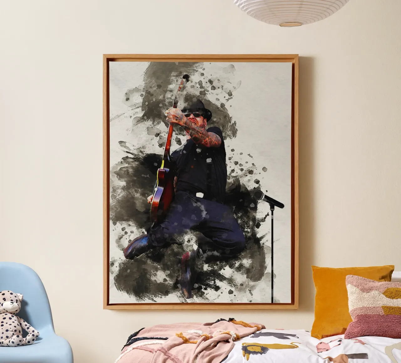 Smudge of Mike Ness jump canvas by Gunawan Rb