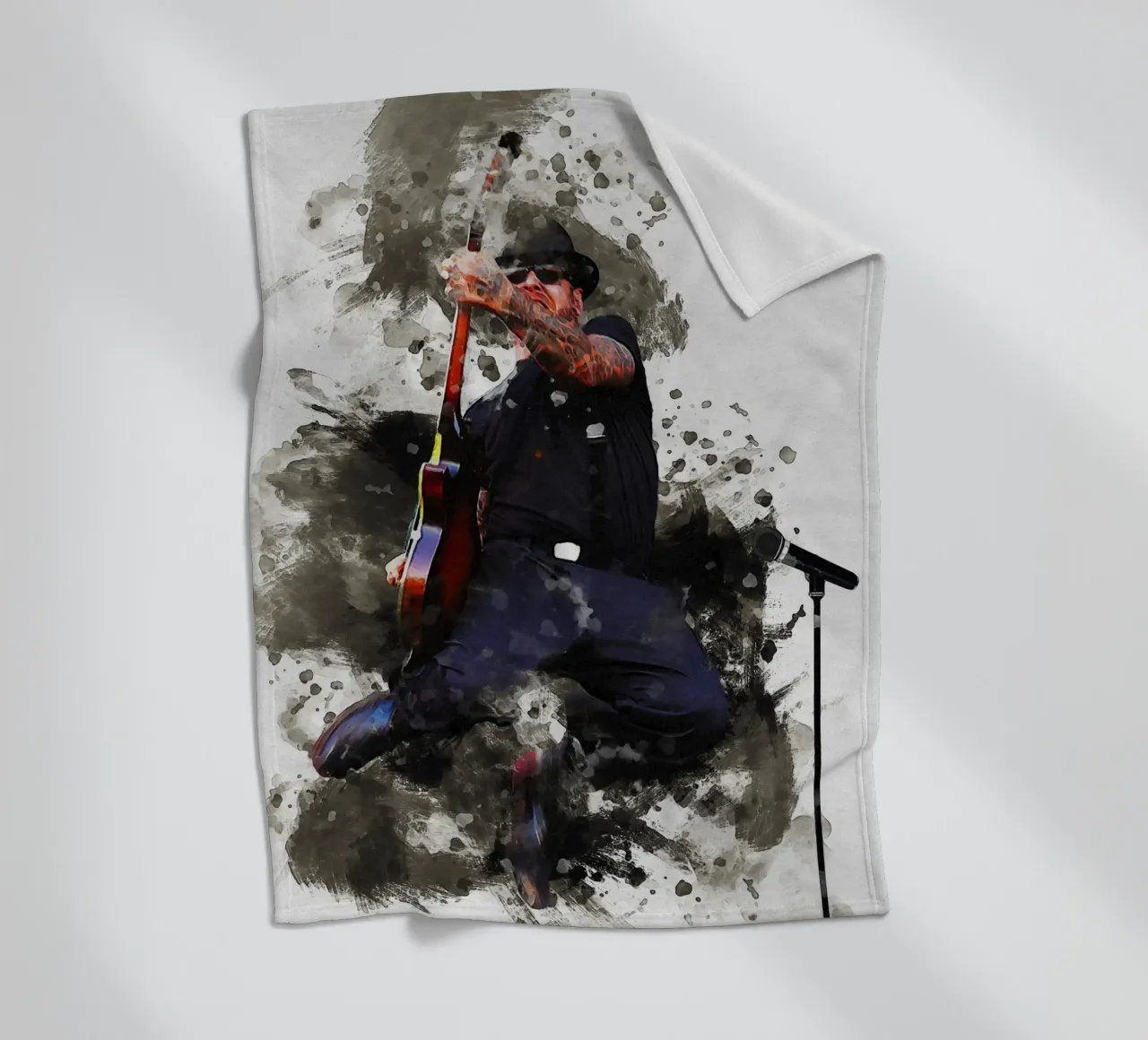 Sbaffo di salto di Mike Ness coperta in pile da Gunawan Rb