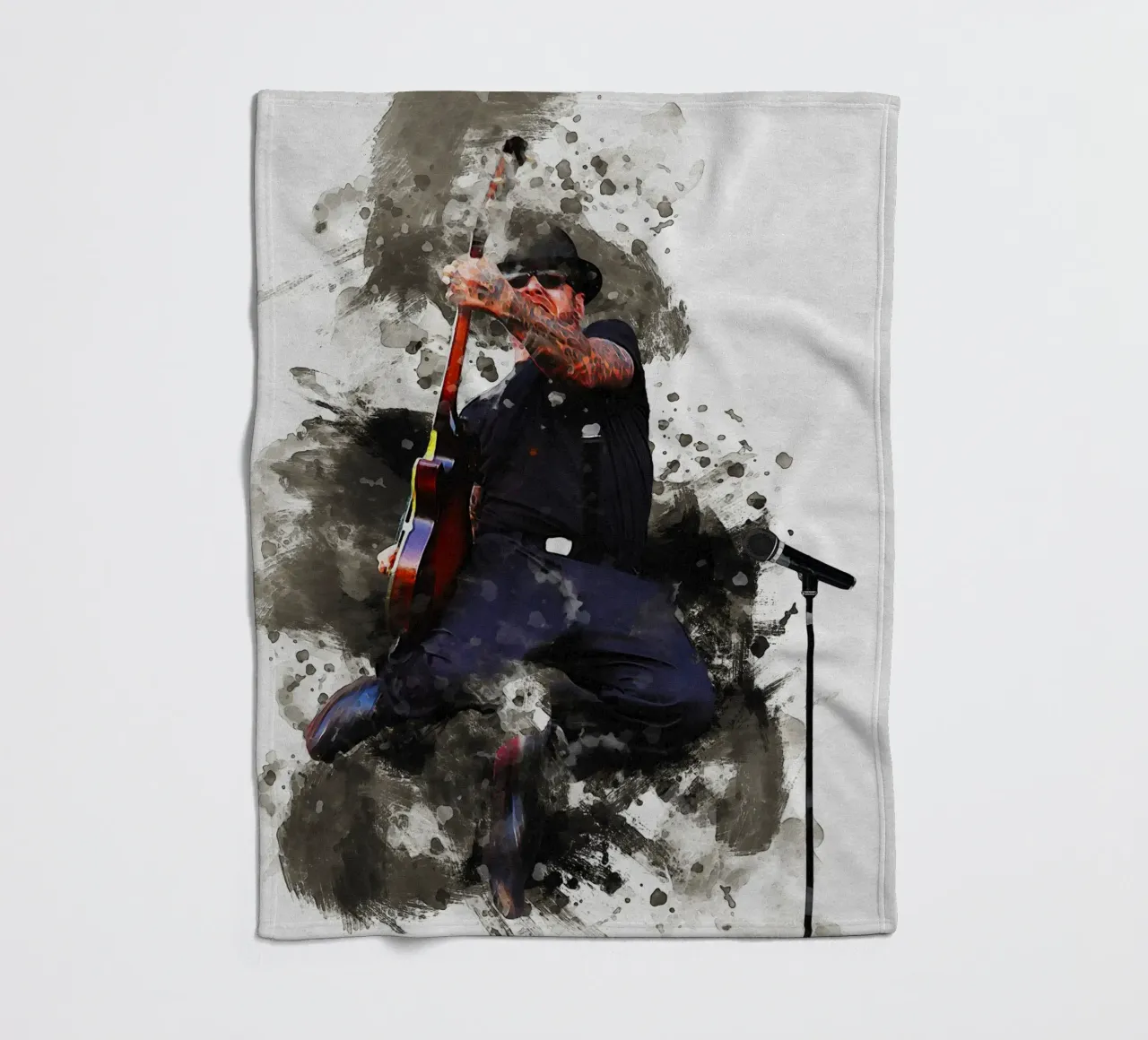 Sbaffo di salto di Mike Ness coperta in pile da Gunawan Rb