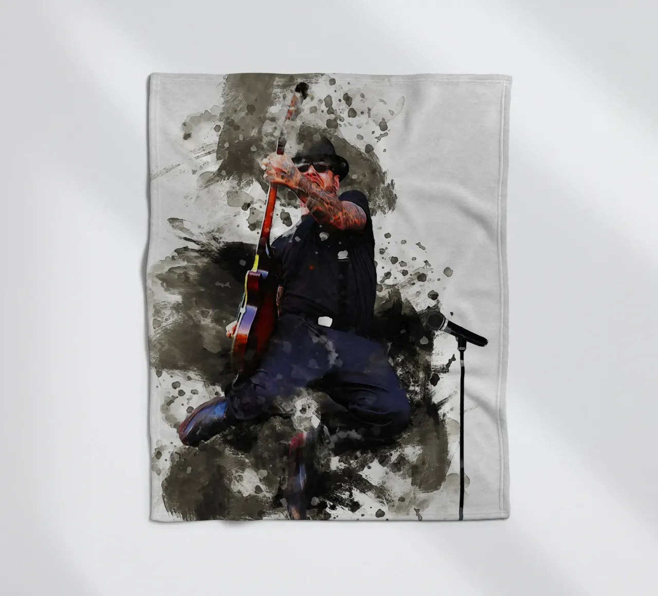 Sbaffo di salto di Mike Ness coperta in pile da Gunawan Rb