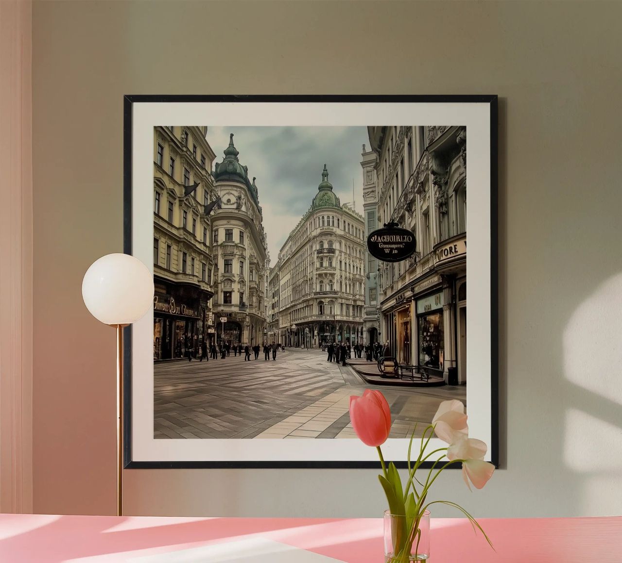 Wien Malerei Poster von Motivate-Today