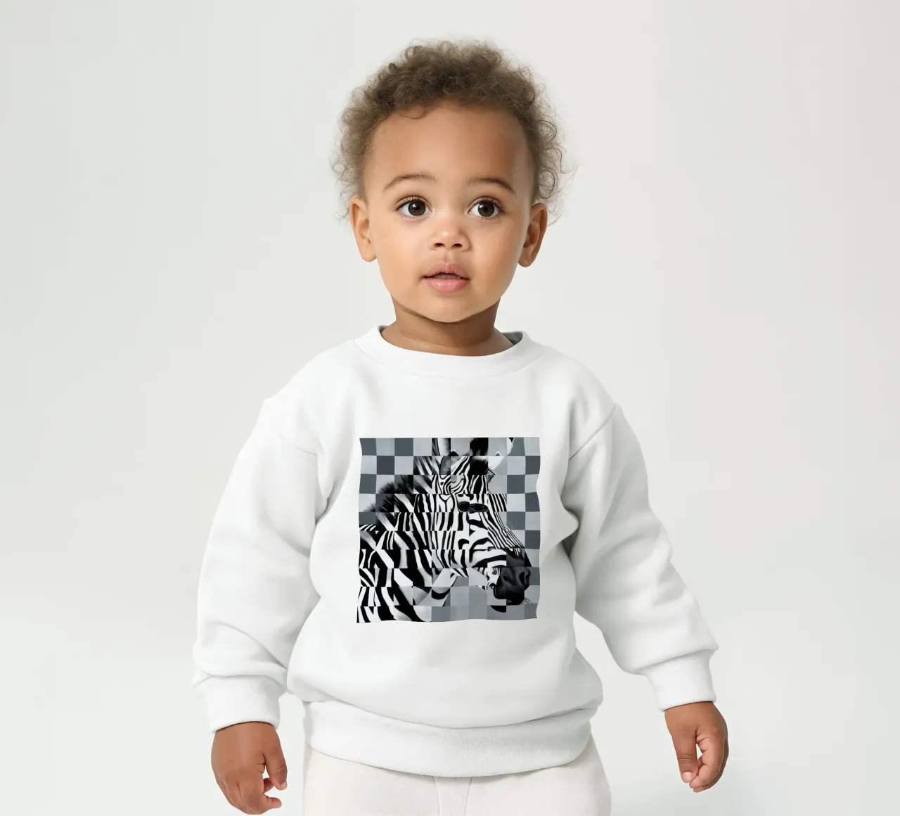 Zebra sudadera de bebé de Allison Chaplin