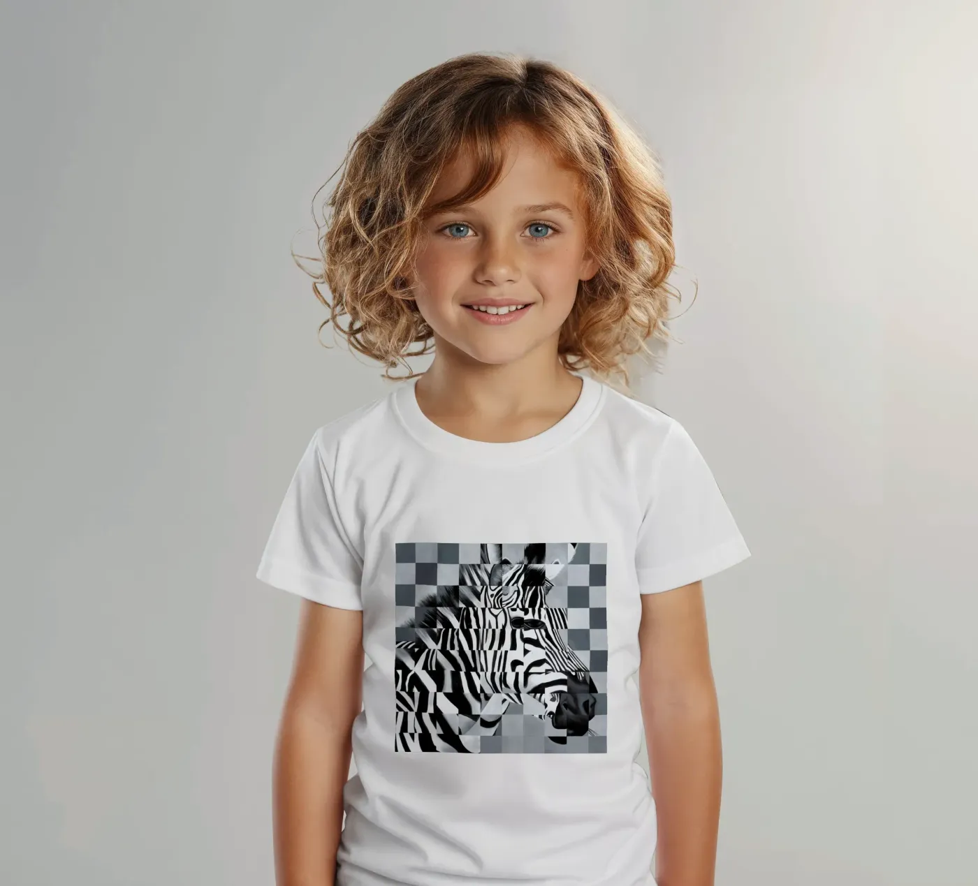 Zebra t-shirt bambini da Allison Chaplin