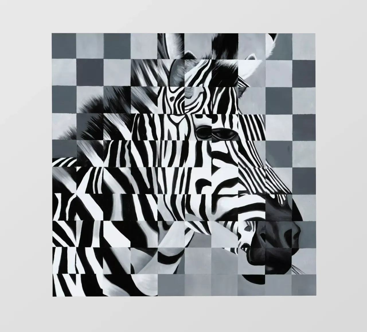 Zebra telo in pvc da Allison Chaplin