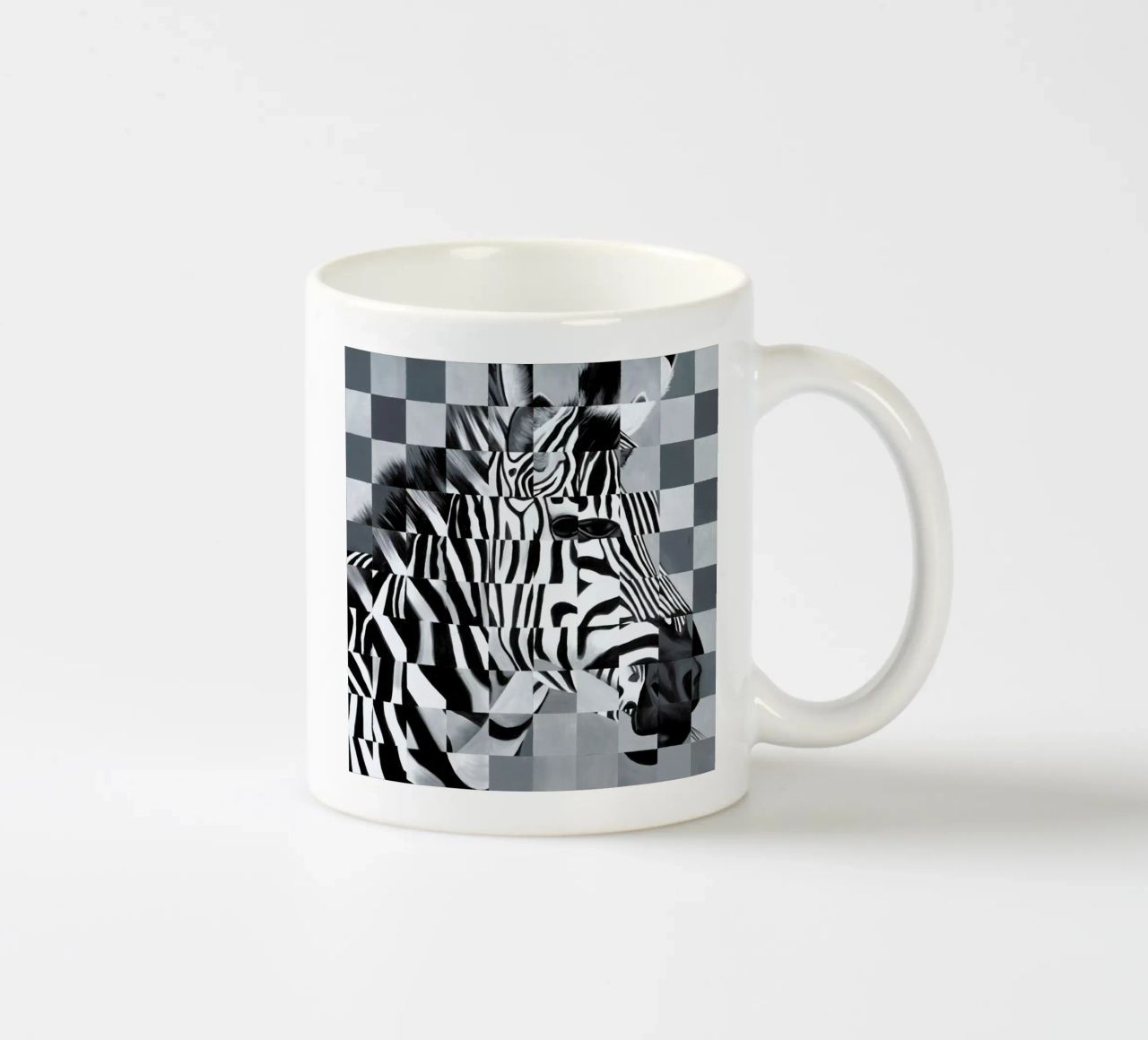 Zebra tazza in ceramica da Allison Chaplin