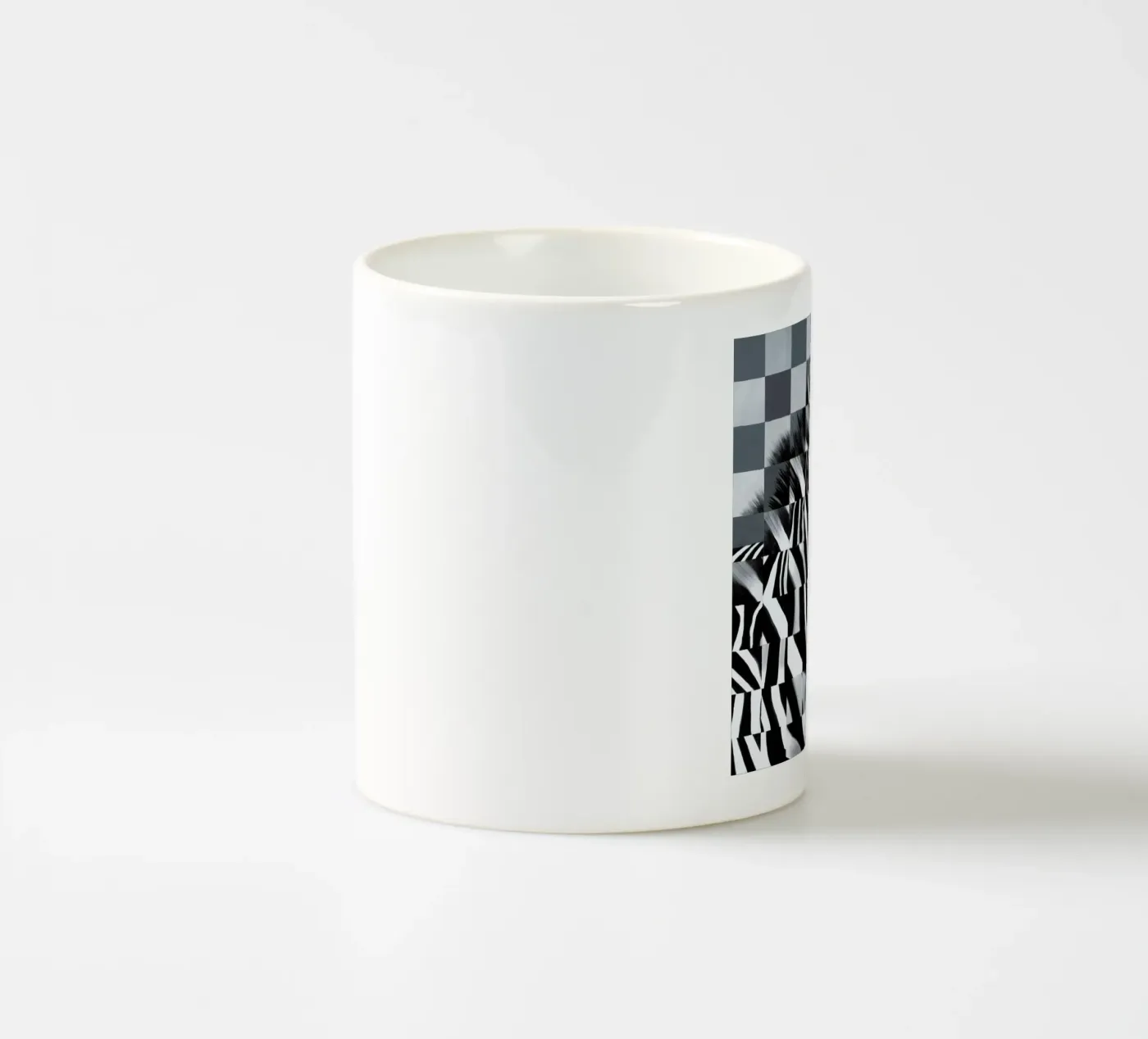 Zebra ceramic mug by Allison Chaplin