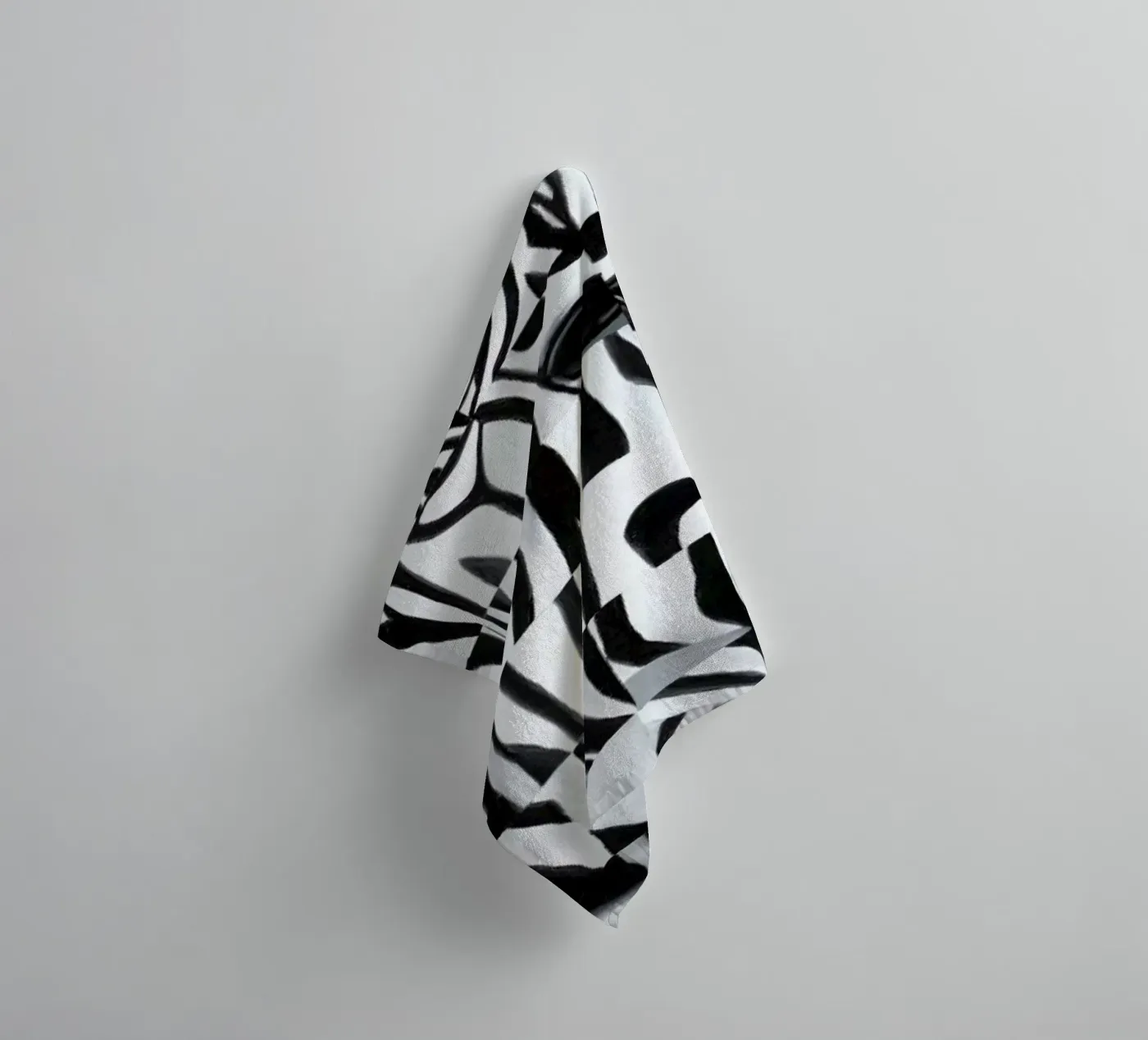 Zebra badhanddoek van Allison Chaplin