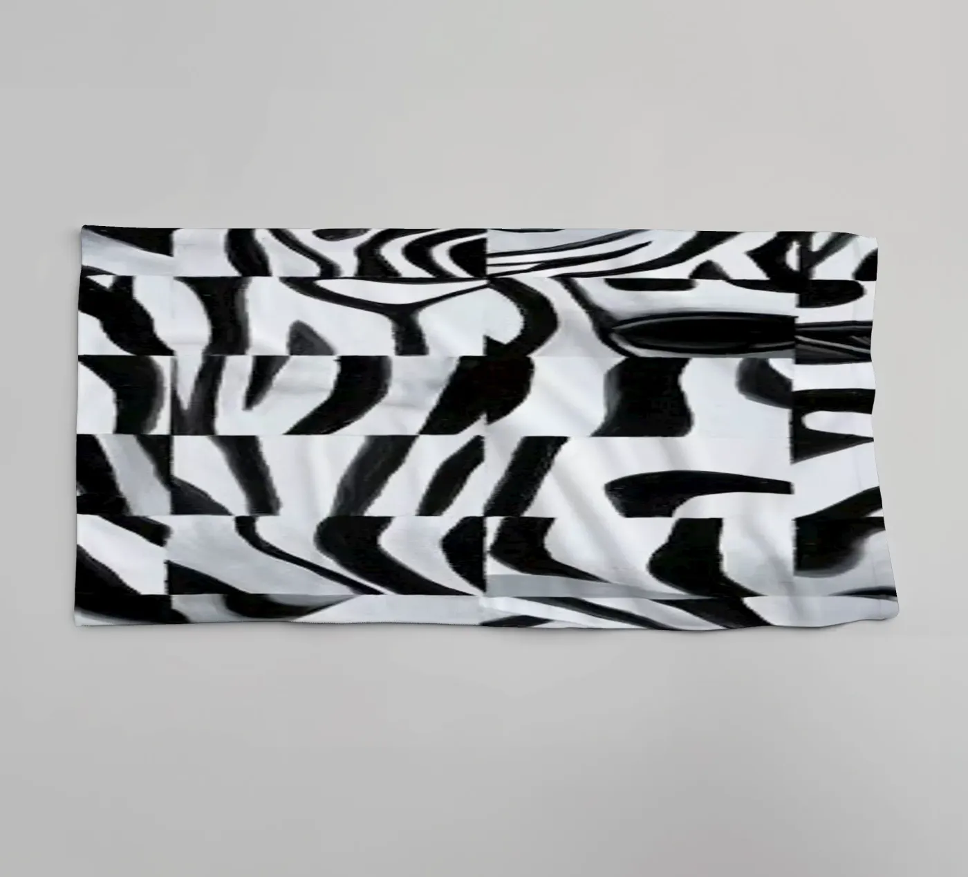Zebra badhanddoek van Allison Chaplin