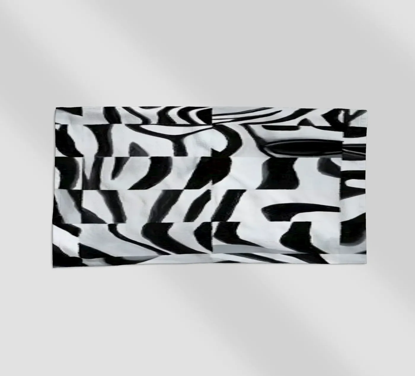 Zebra strandhanddoek van Allison Chaplin