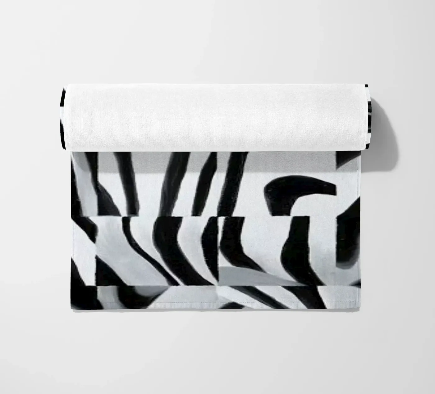 Zebra strandhanddoek van Allison Chaplin