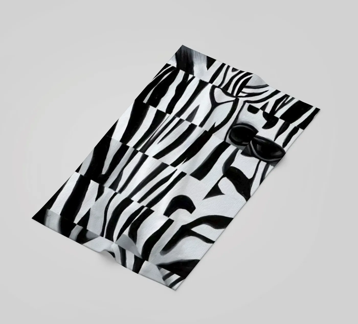 Zebra strandhanddoek van Allison Chaplin