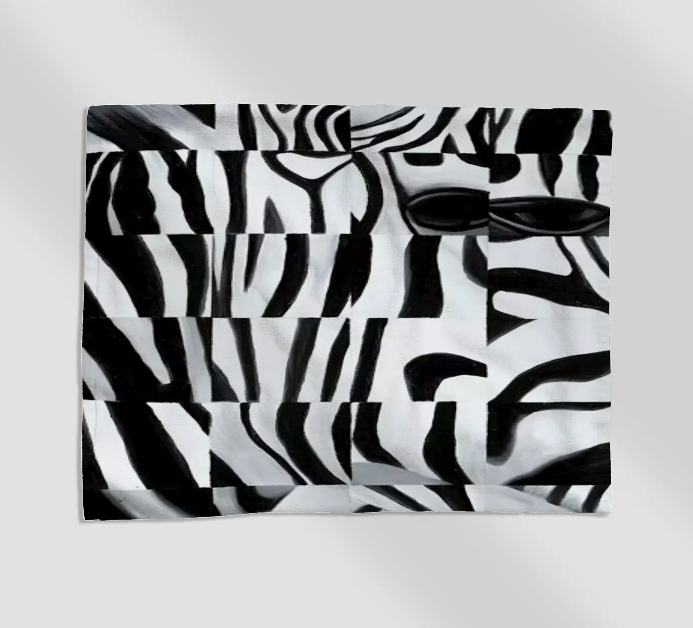 Zebra strandhanddoek van Allison Chaplin