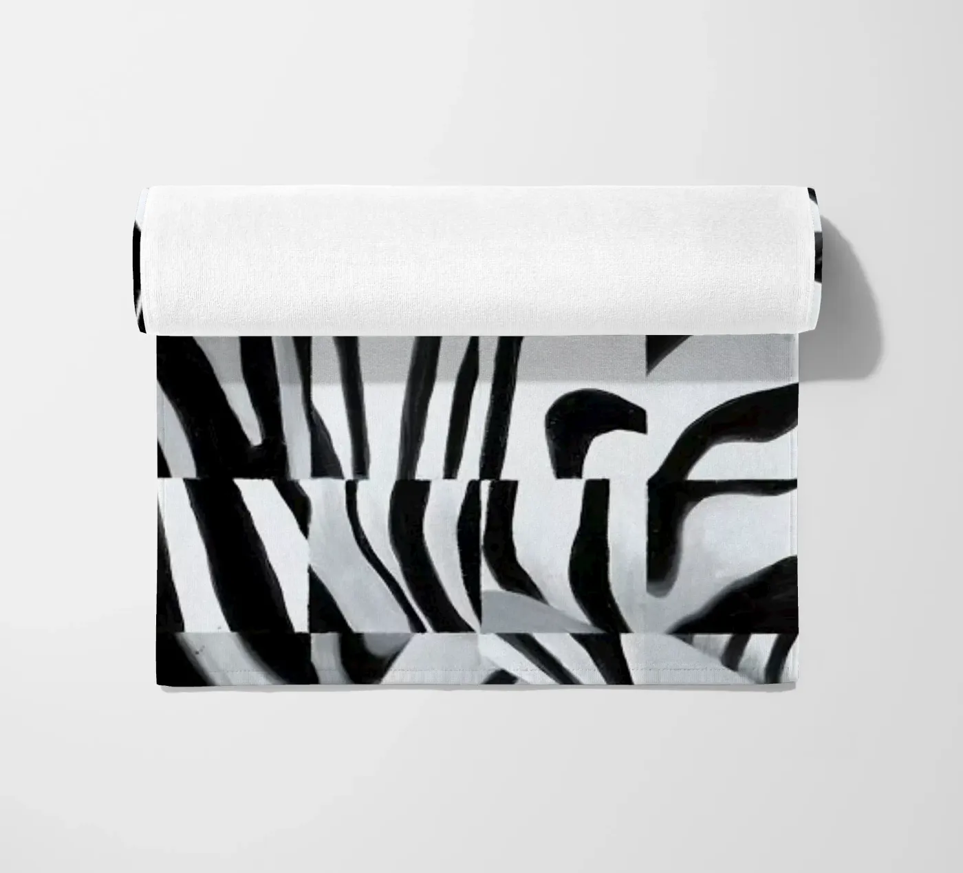 Zebra strandhanddoek van Allison Chaplin