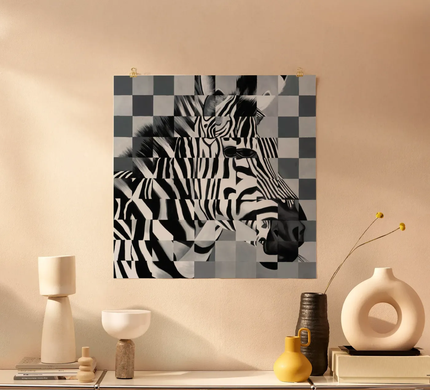 Zebra poster da Allison Chaplin
