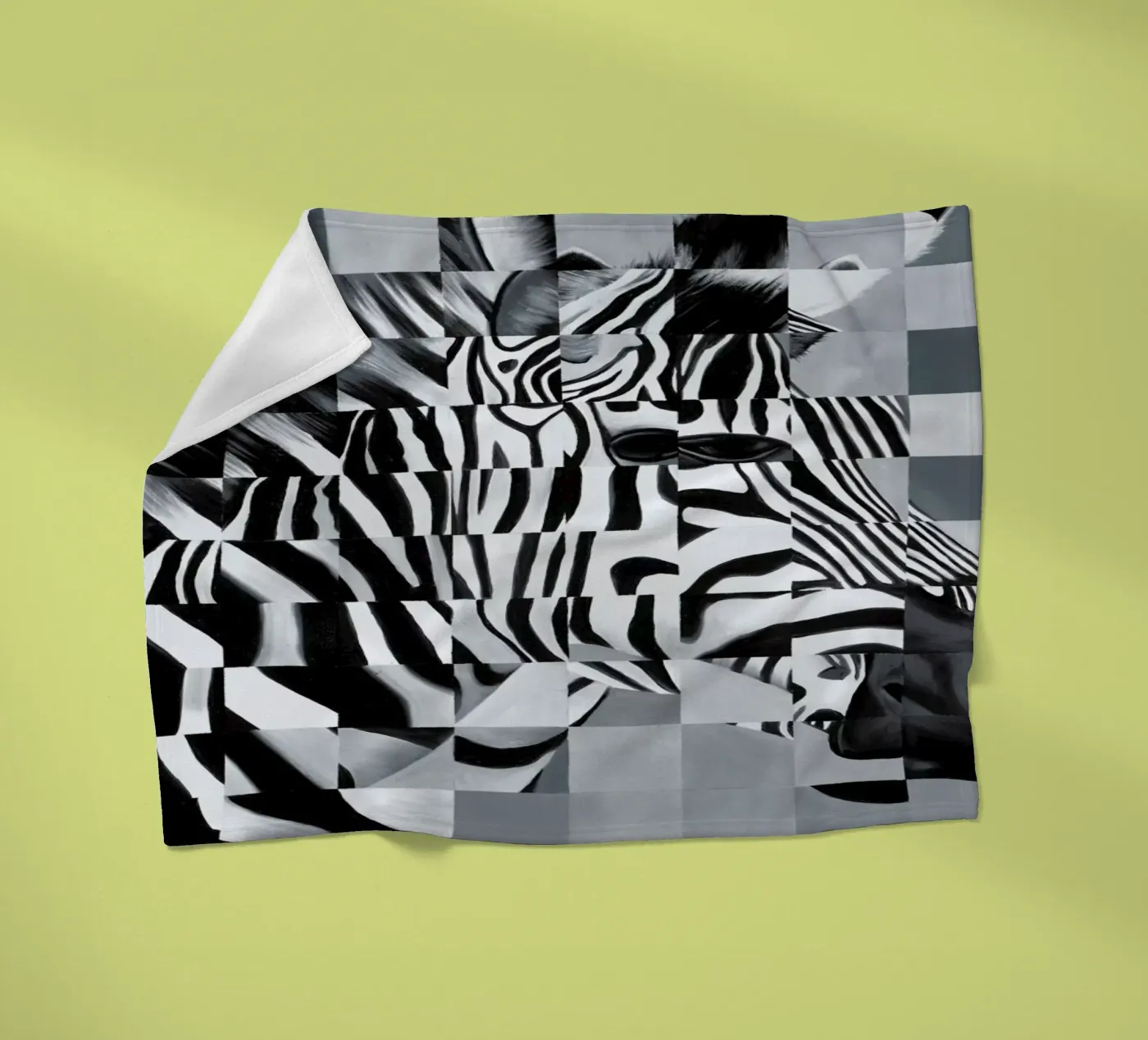 Zebra coperta in pile da Allison Chaplin