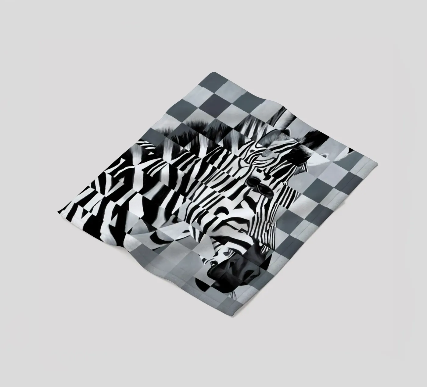 Zebra coperta in pile da Allison Chaplin