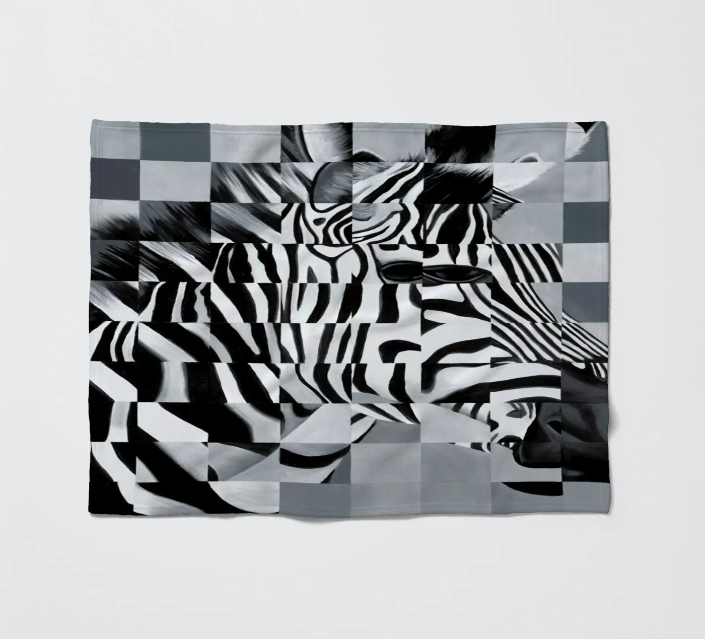 Zebra coperta in pile da Allison Chaplin