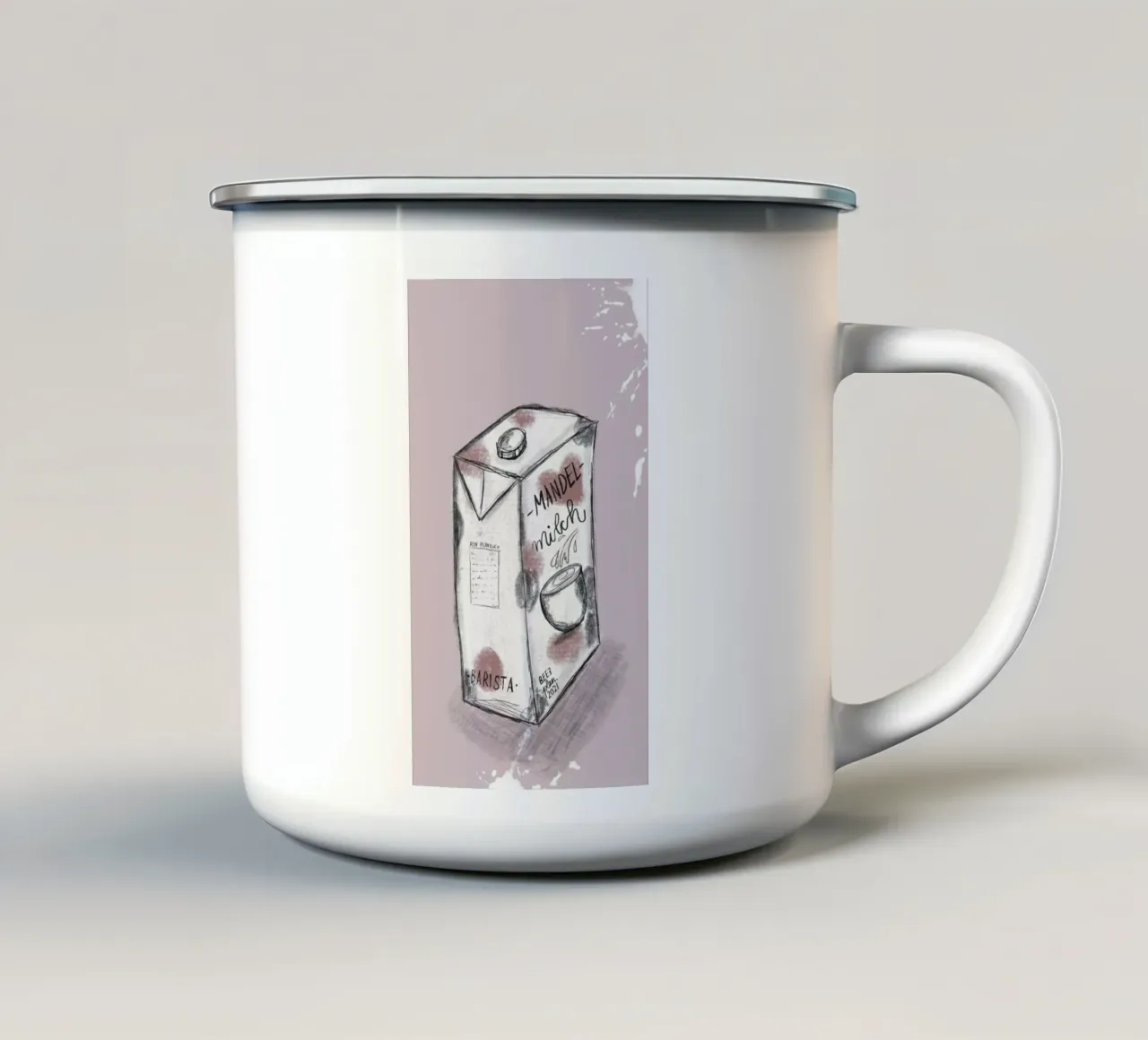 Milkyway tazza in smalto da Beeeplan