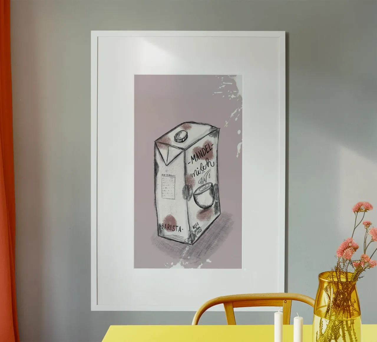 Milkyway poster with aluminum frame by Beeeplan