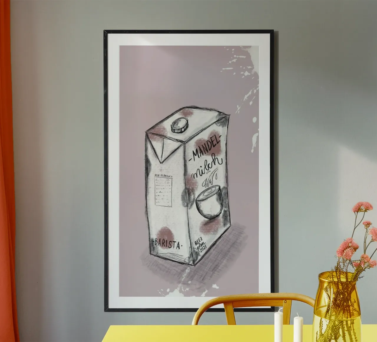 Milkyway poster with aluminum frame by Beeeplan