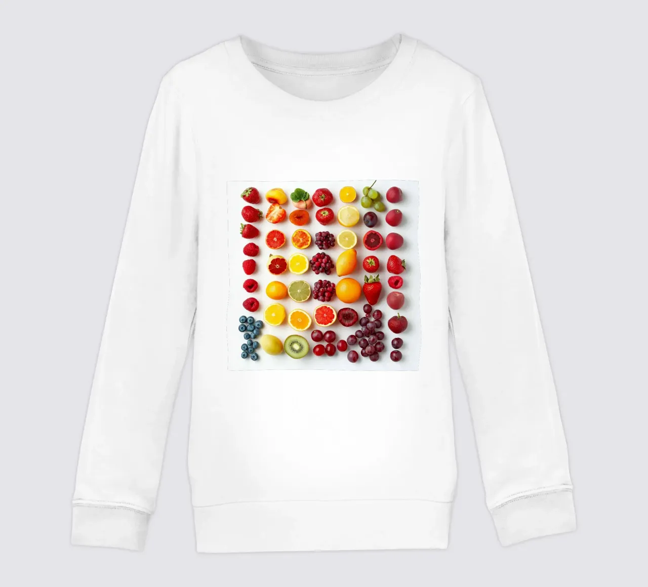 Colorful Fruits kids sweatshirt by Motivate-Today