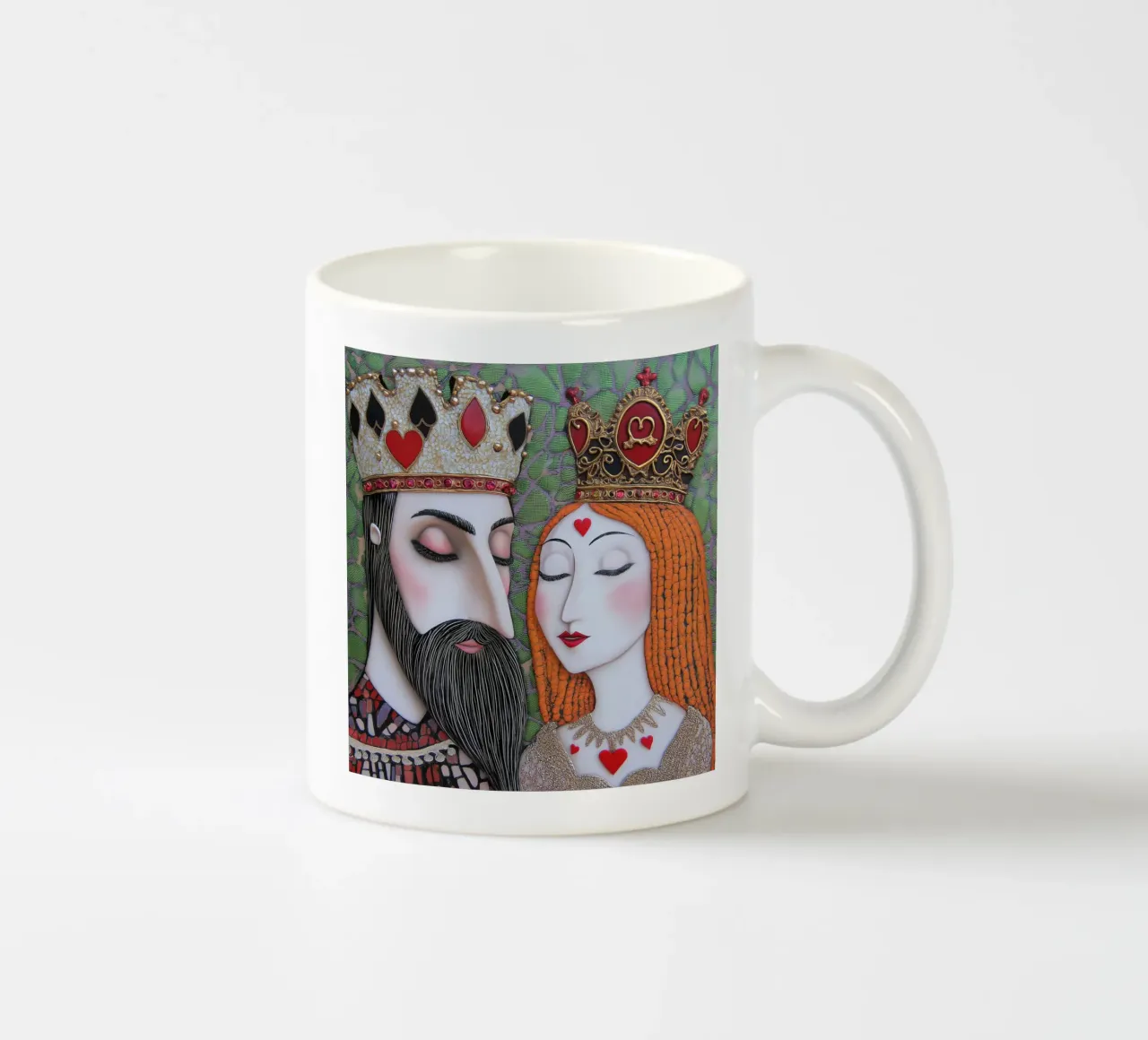 Re e Regina tazza in ceramica da Motivate-Today