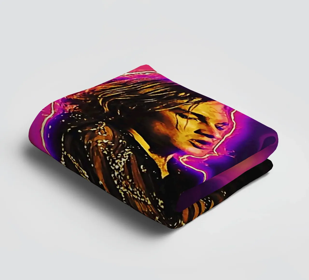 Frog Stomp towel by neonartroom