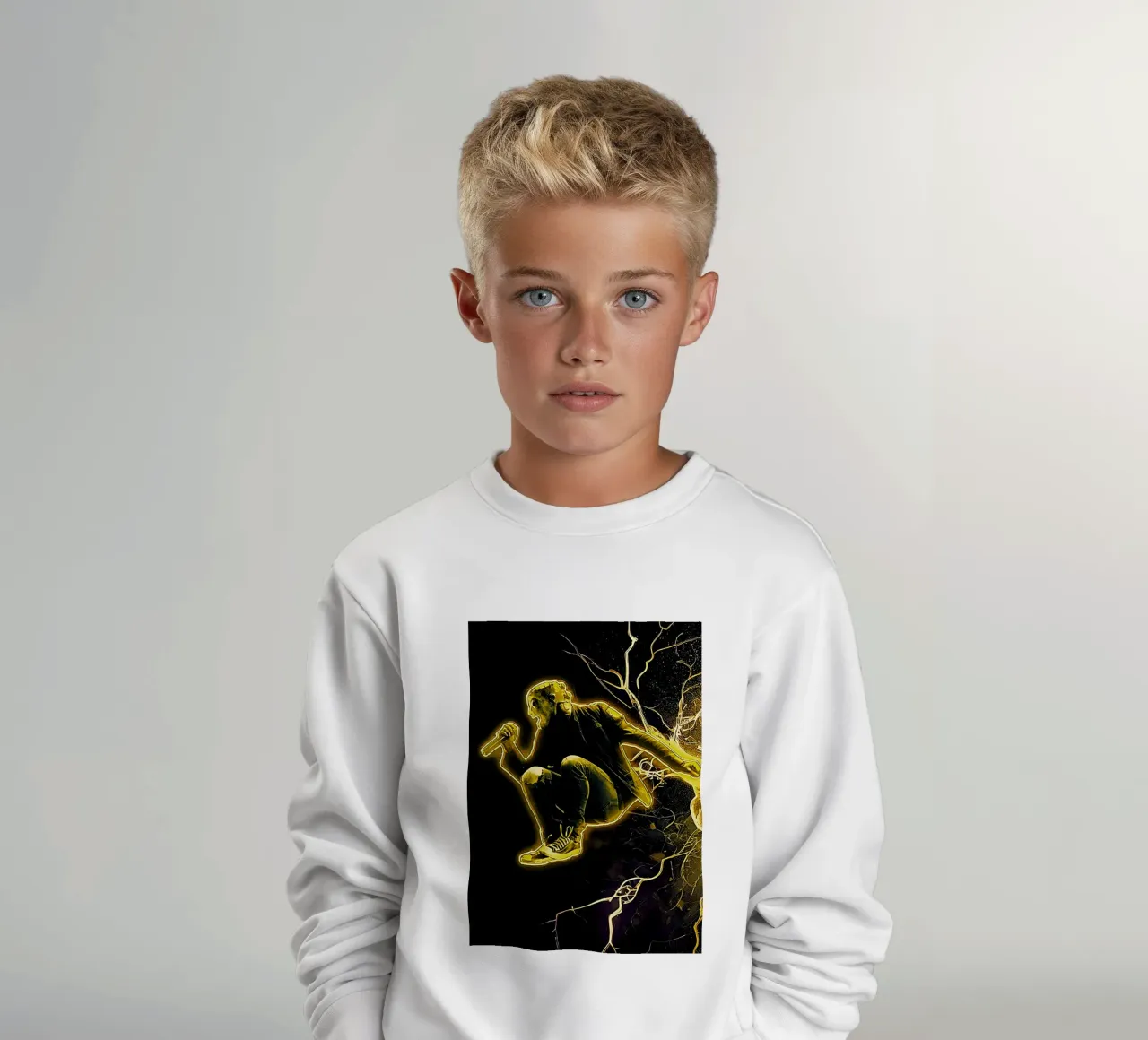 Corey sulla maschera felpa bambino da neonartroom