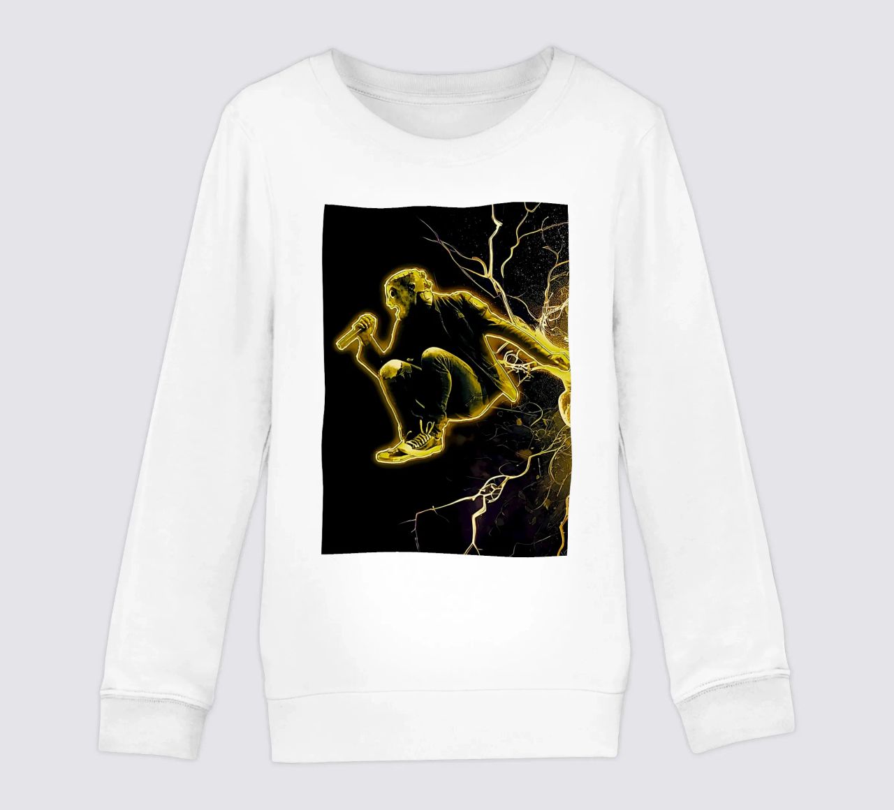 Corey en la máscara sudadera para niño de neonartroom