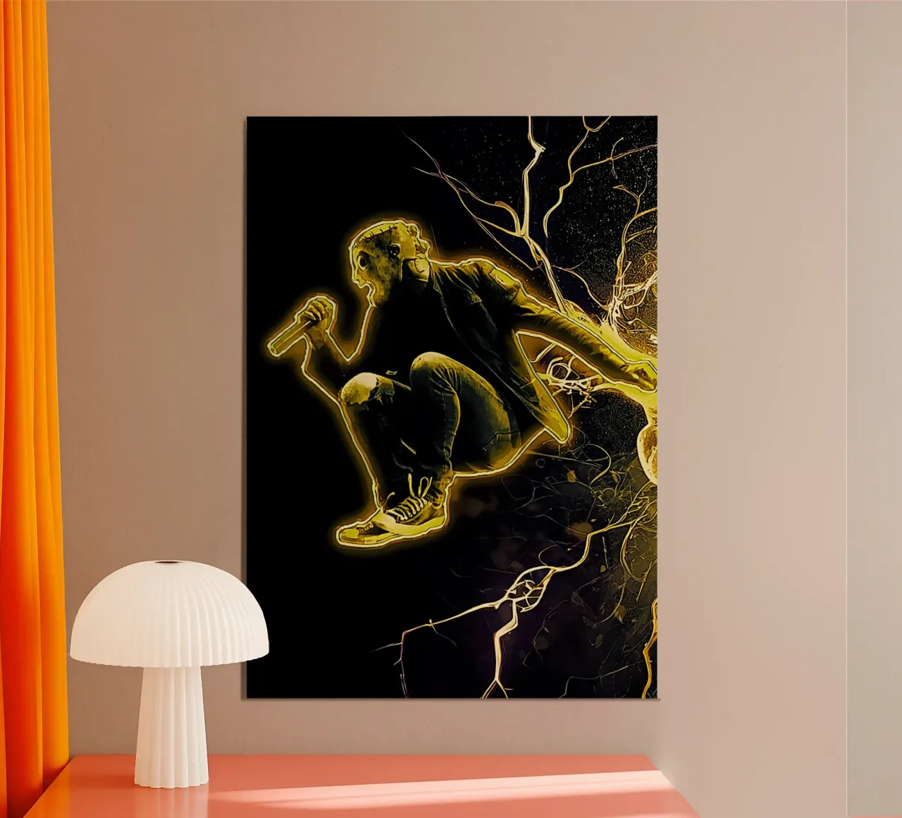 Corey sulla maschera poster da neonartroom