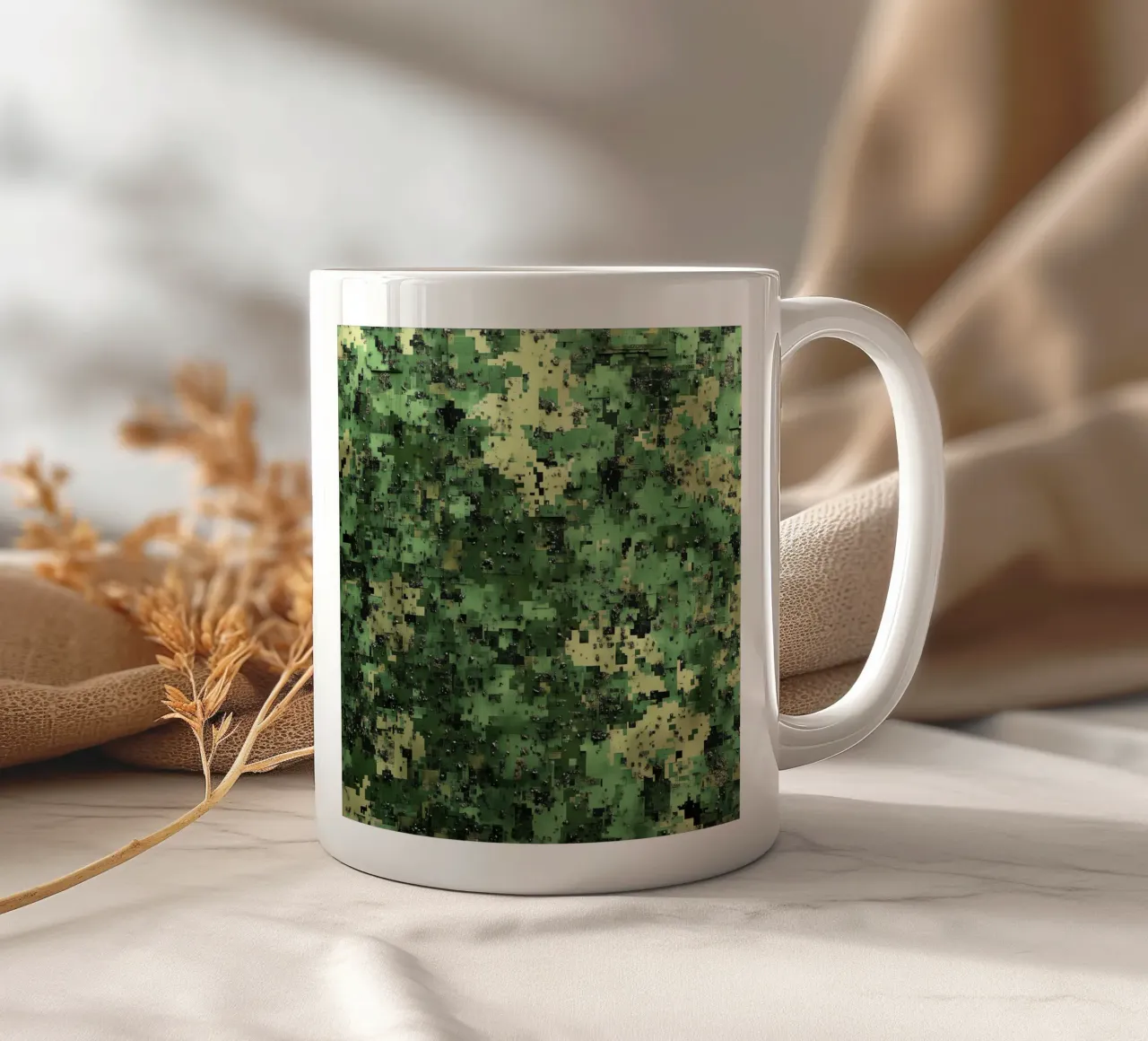 Camo tazza in ceramica da Motivate-Today