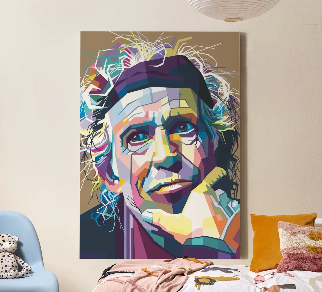 King of the Rhythms canvas by Alkahfsmart