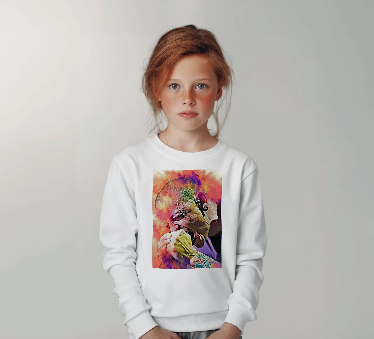 Chester su Scream felpa bambino da neonartroom