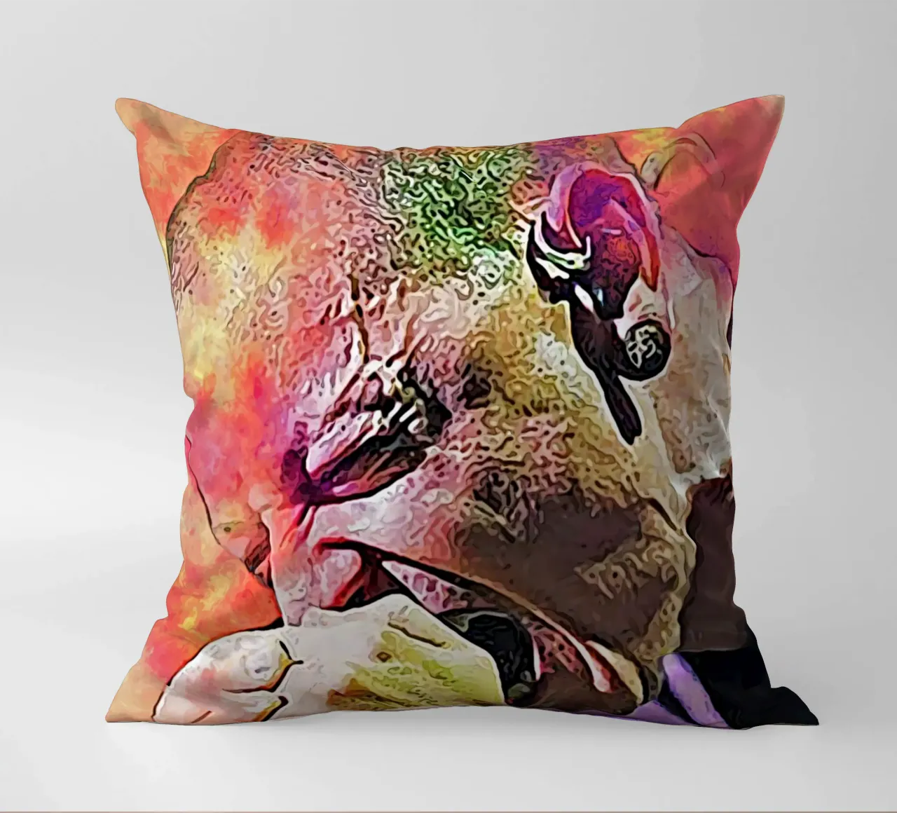 Chester su Scream cuscino da neonartroom