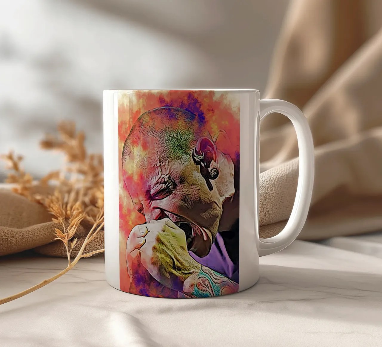 Chester su Scream tazza in ceramica da neonartroom