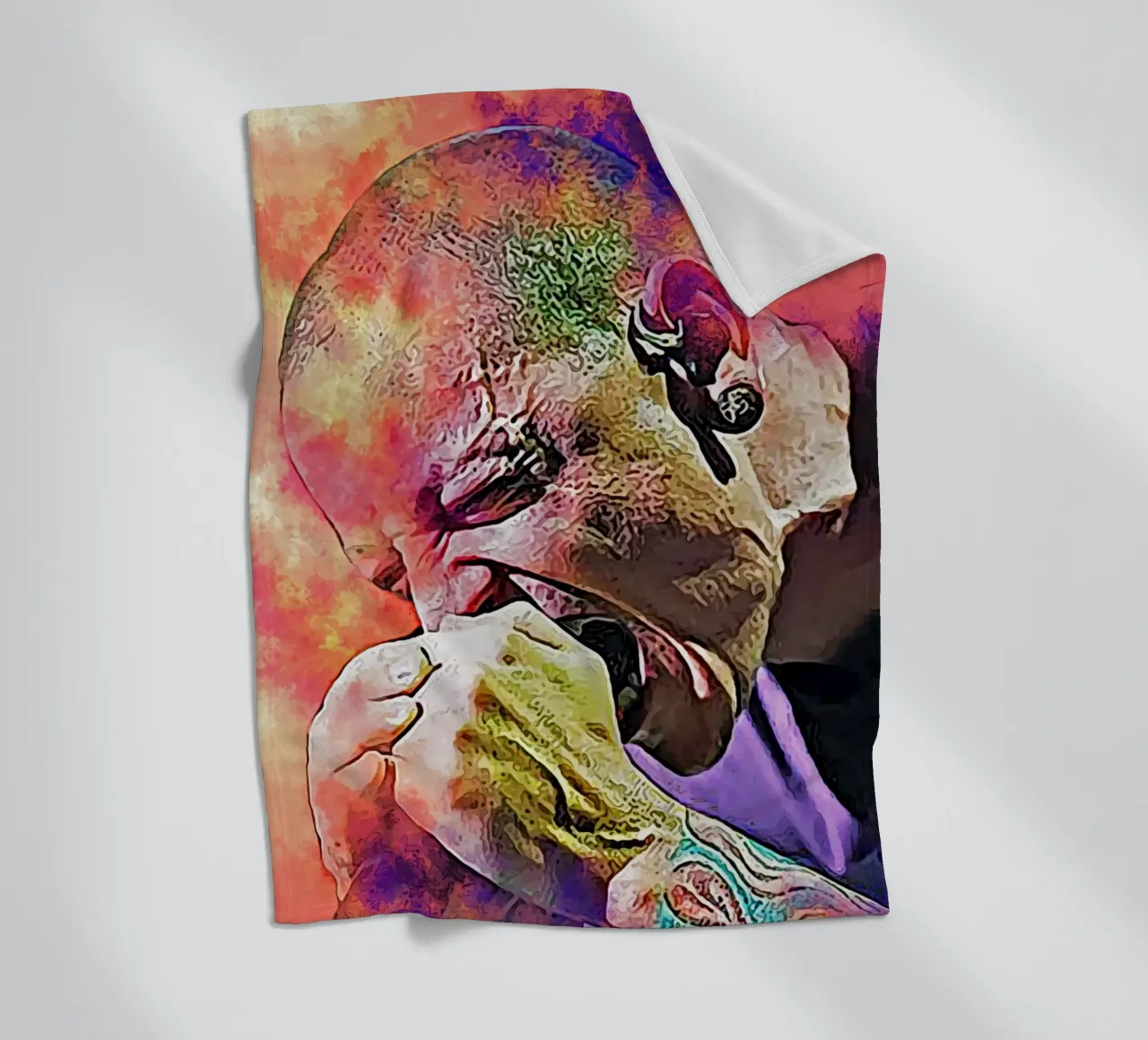 Chester su Scream coperta in pile da neonartroom
