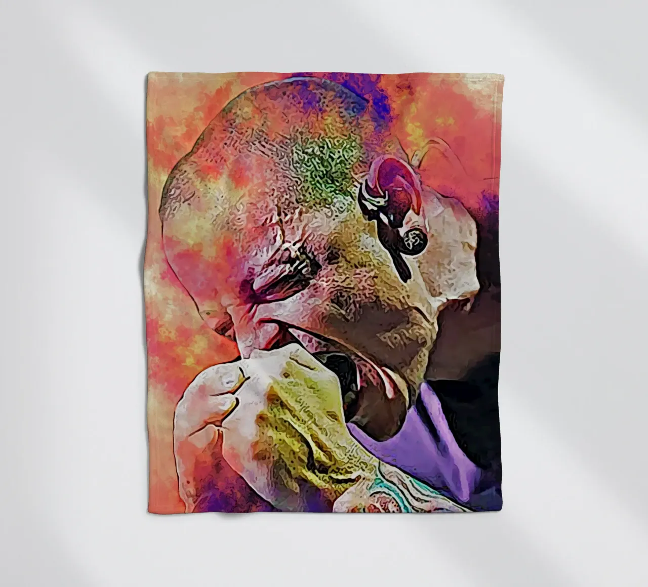 Chester su Scream coperta in pile da neonartroom