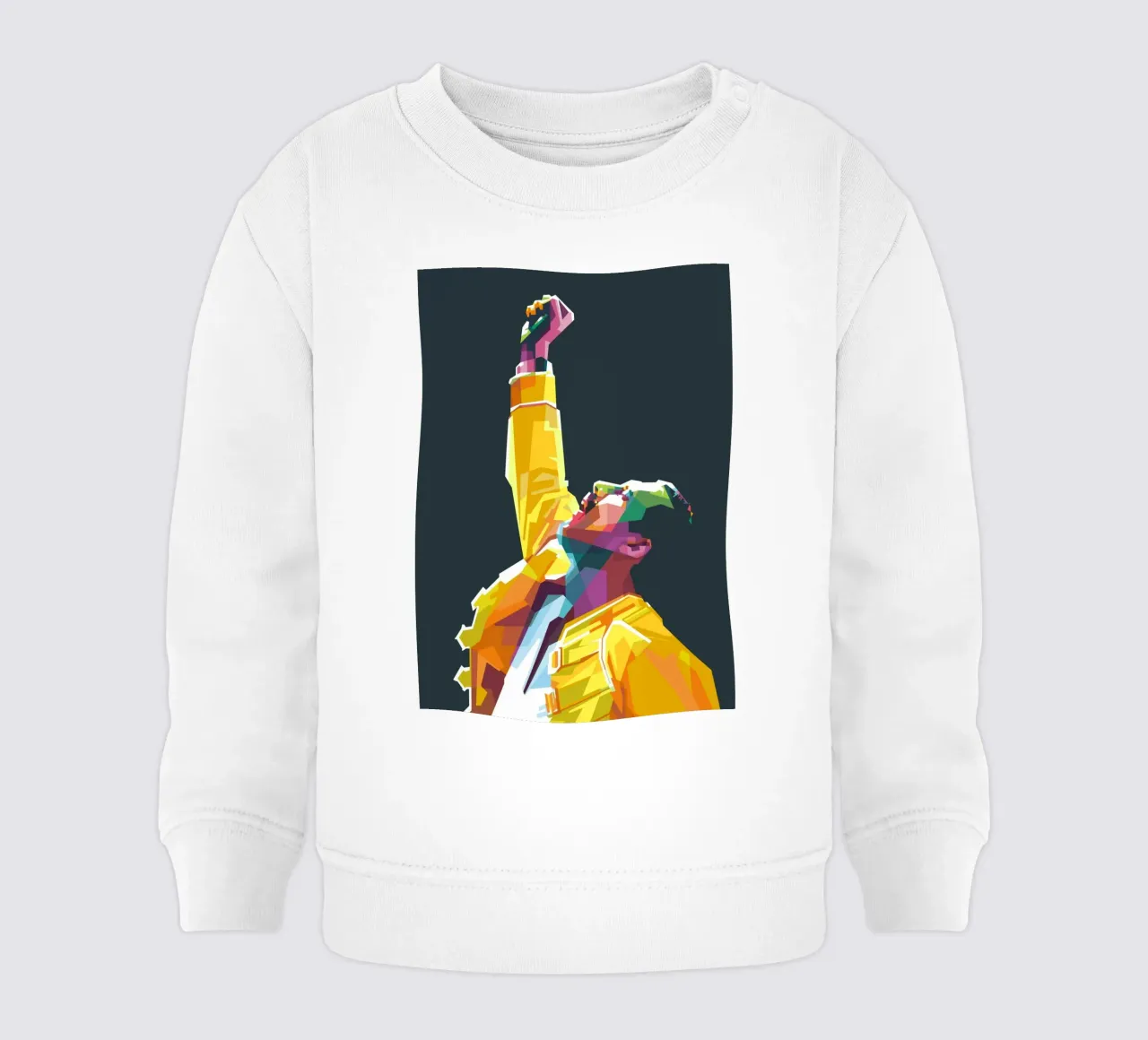 Freddie Mercury WPAP pop art felpa neonato da Alkahfsmart