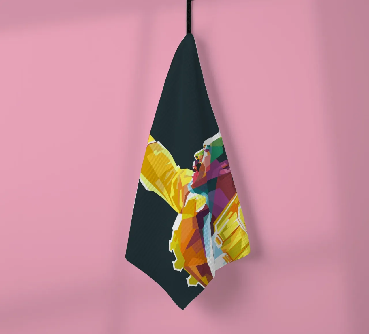 Freddie Mercury WPAP pop art torchon de Alkahfsmart