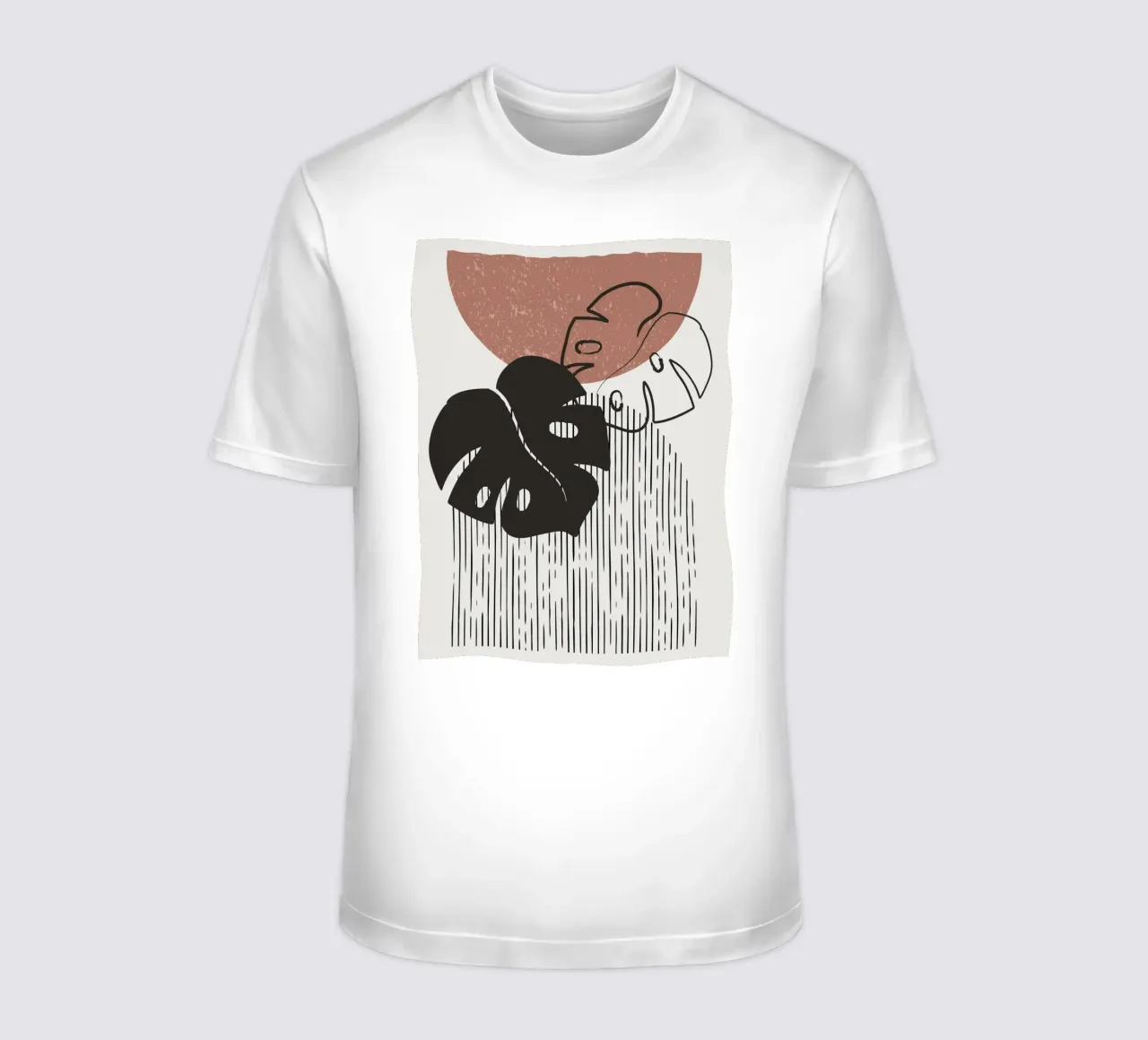 Design per piante Boho - Monstera Minimal t-shirt da Whole©