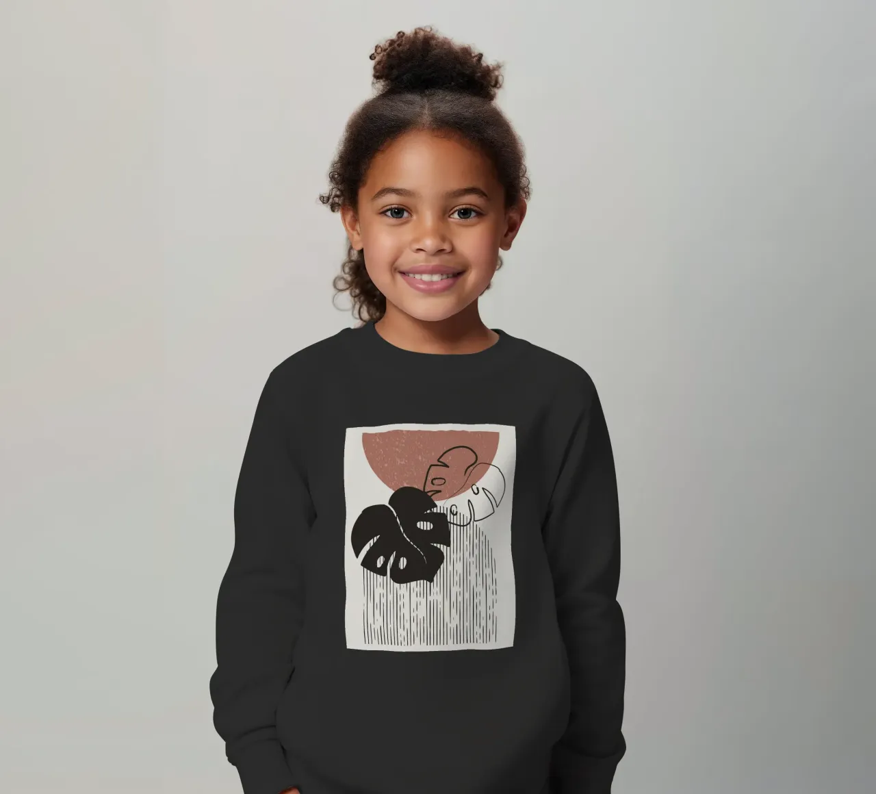 Design per piante Boho - Monstera Minimal felpa bambino da Whole©