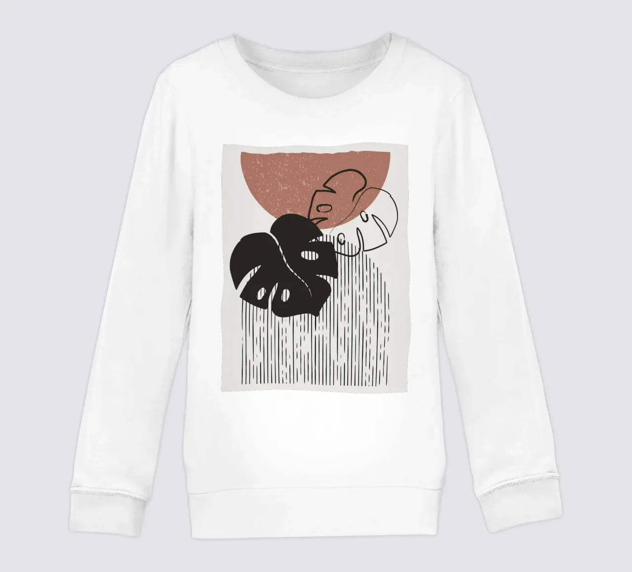 Design per piante Boho - Monstera Minimal felpa bambino da Whole©