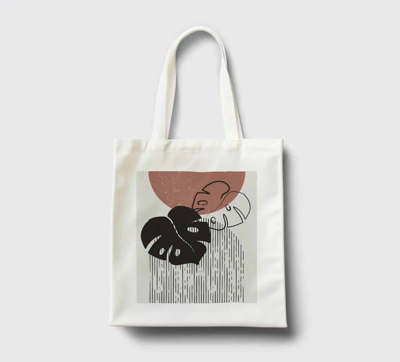 Design per piante Boho - Monstera Minimal borsa in juta da Whole©