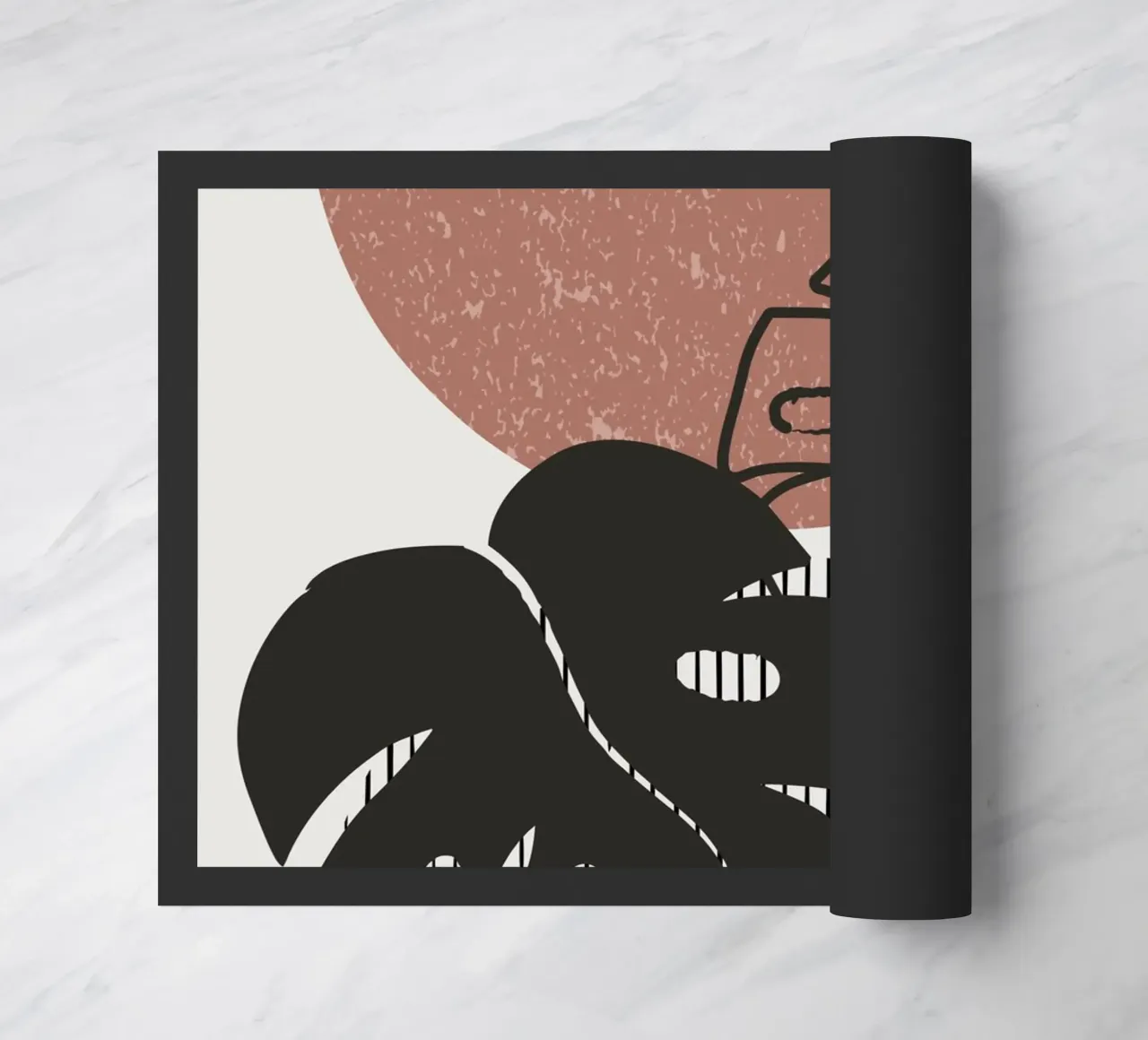 Design per piante Boho - Monstera Minimal zerbino da Whole©