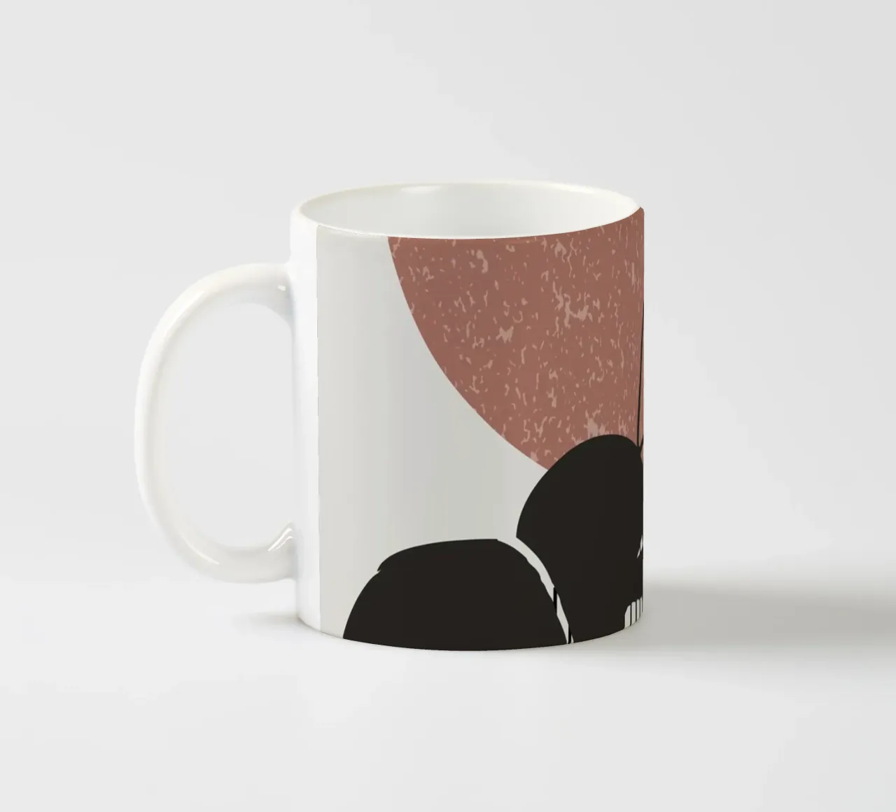 Design per piante Boho - Monstera Minimal tazza in ceramica da Whole©