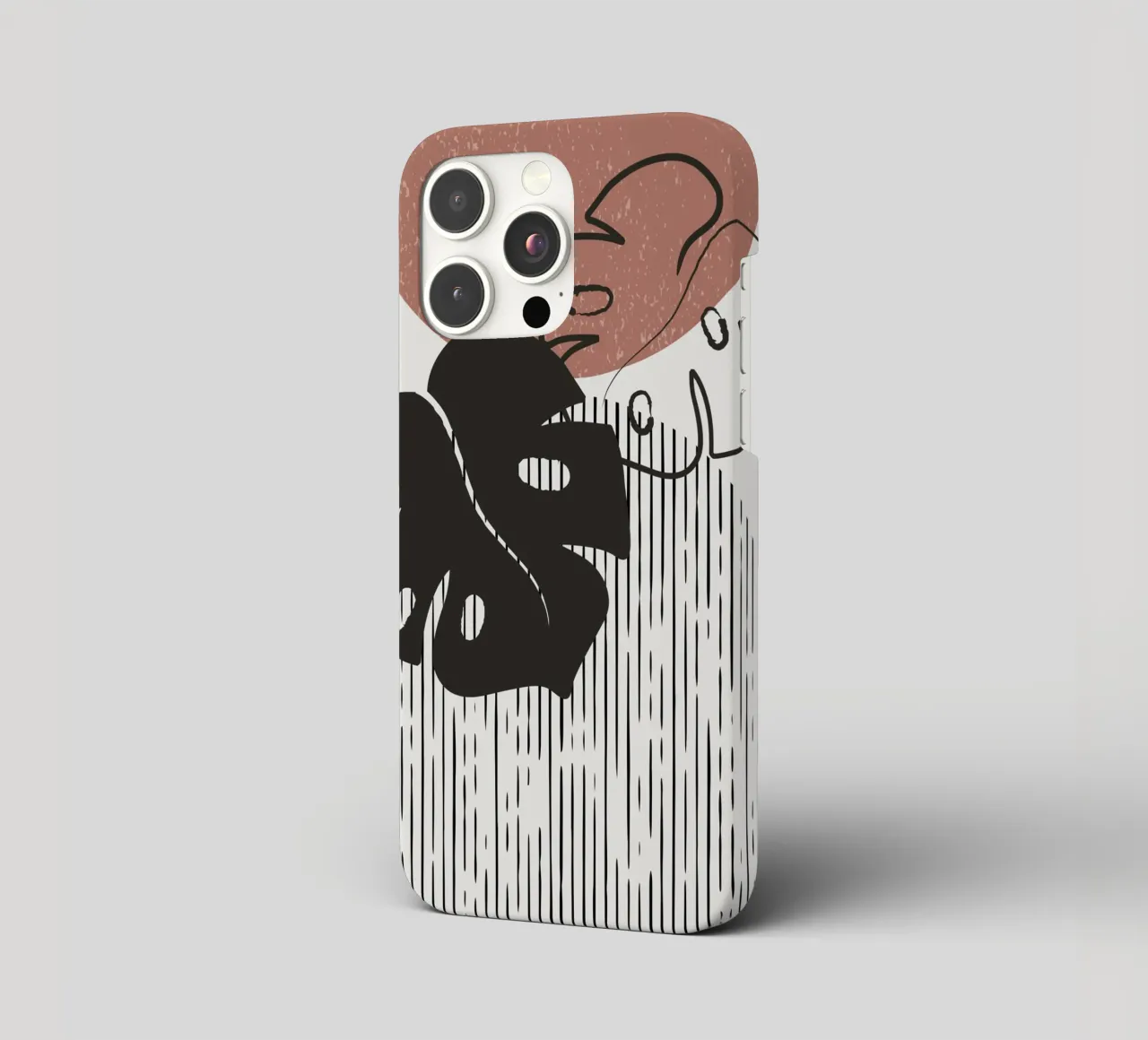 Design per piante Boho - Monstera Minimal cover iphone da Whole©