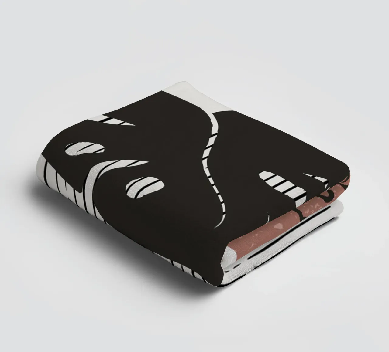 Design de plantes boho - Monstera Minimal serviette de bain de Whole©