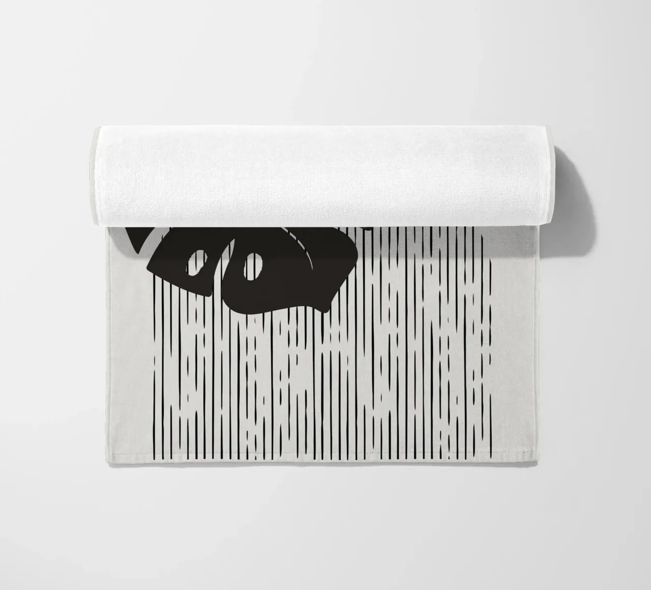 Design per piante Boho - Monstera Minimal telo mare da Whole©