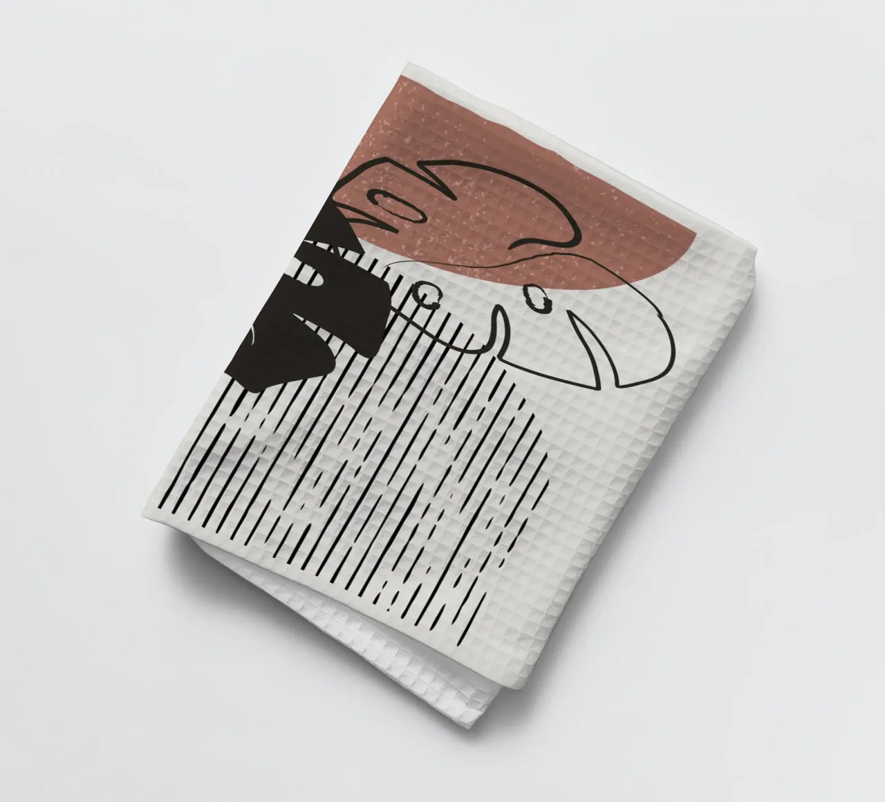 Design per piante Boho - Monstera Minimal canovaccio da cucina da Whole©