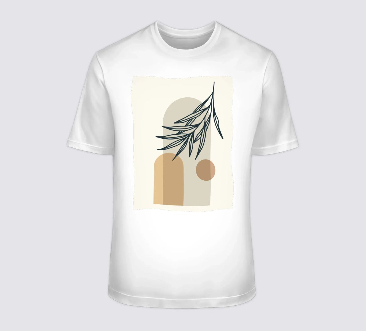 Boho Minimal - Motif végétal élégant t-shirt de Whole©